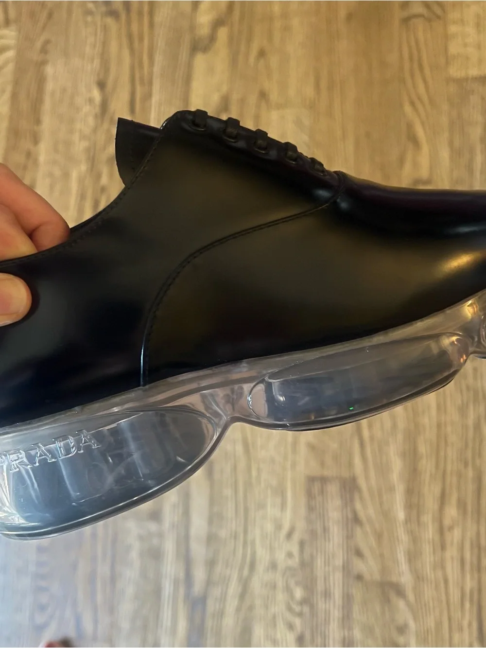 Prada Cloudbust Calf Leather Shoes